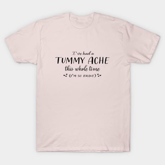 Tummy Ache T-Shirt by Hello Emu Design